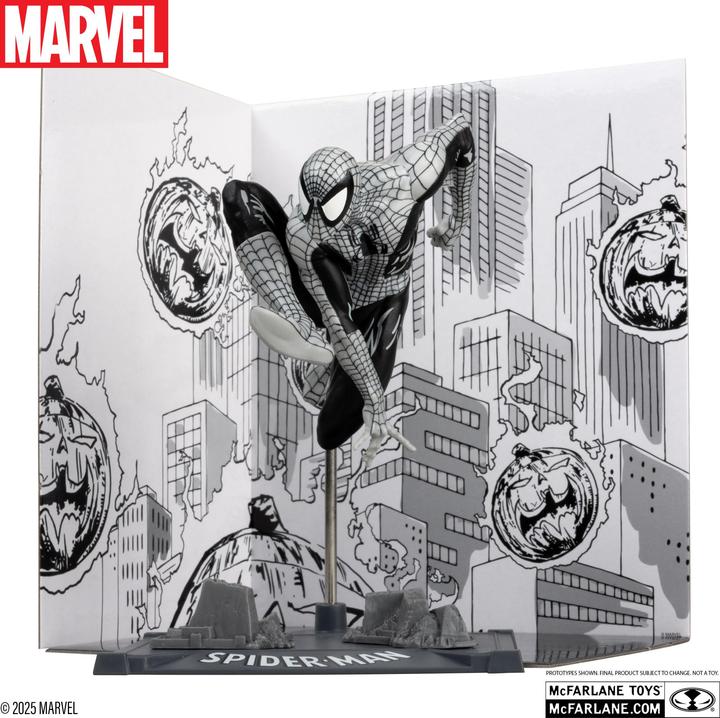 Produktbild McFarlane Marvel Collection PVC Statue 1/10 Spider-Man (Spider-Man #6)(Line Art)(Gold Label) 10 cm