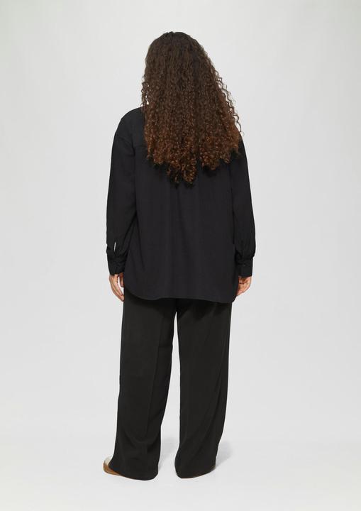 Produktbild S.Oliver Bluse Strukturierte Hemdbluse mit Raffung (54)