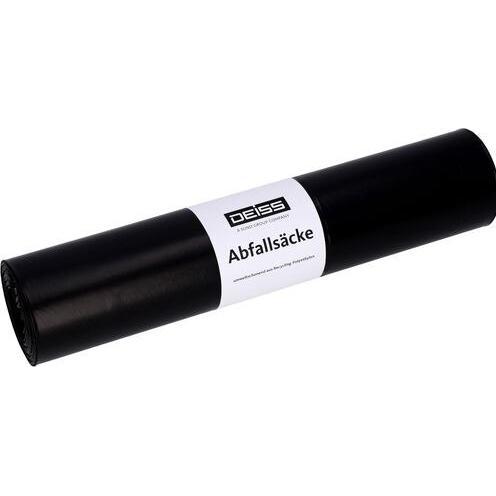 Deiss PK20 SACCHETTO DI GARZA 600X800 60L SZ, Sacchi dell'immondizia, Nero