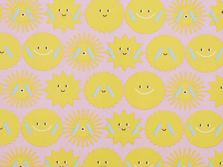 Produktbild Rico Design Geschenkpapier Sonne