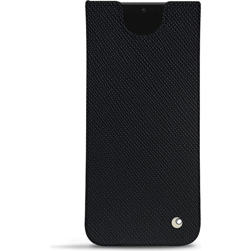 Noreve Lederschutzhülle (Samsung Galaxy S22 Ultra (5G)), Smartphone Hülle, Schwarz