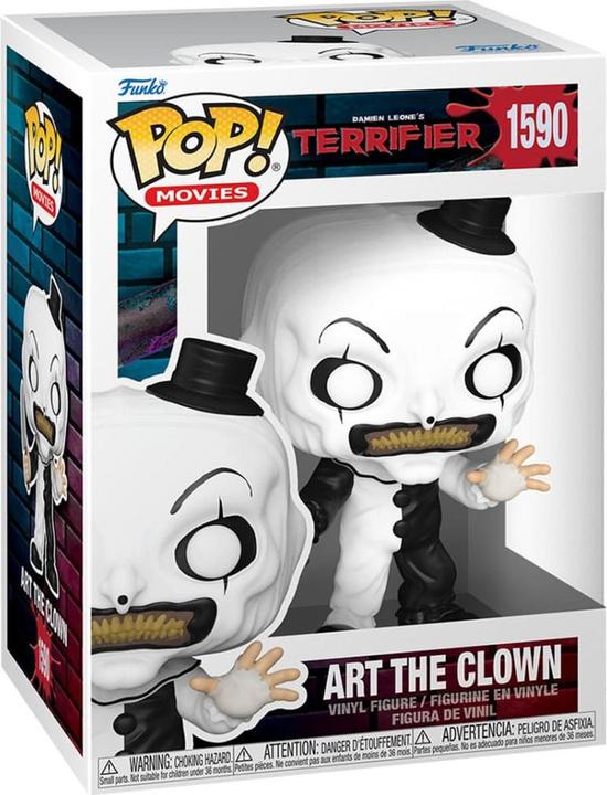 Actual product image Funko Terrifier POP! movies vinyl figurine Art the Clown 9 cm