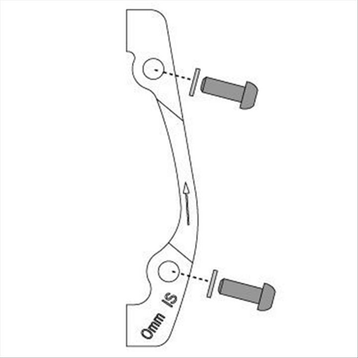 Produktbild Avid IS Bracket 0 IS (Front 160/Rear 140) Includes Stainless Br