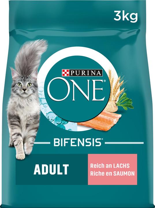 Produktbild Purina ONE Lachs und Vollkorn (Adult, 1 Stk., 3000 g)