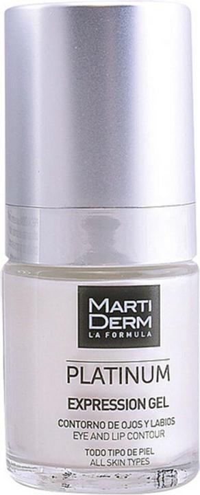 Produktbild Martiderm PLATINUM EXPRESSION eyes & lips contour gel 15 ml (Augenpflege Gel, 15 ml, Tag + Nacht)