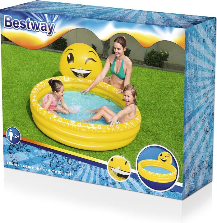 Productafbeelding Bestway Zwembad met 3 ringen en sproeier Summer Smiles