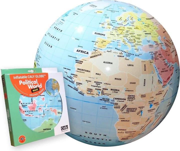 Image du produit Caly Globe-ball gonflable "World", 42 cm (42 cm)