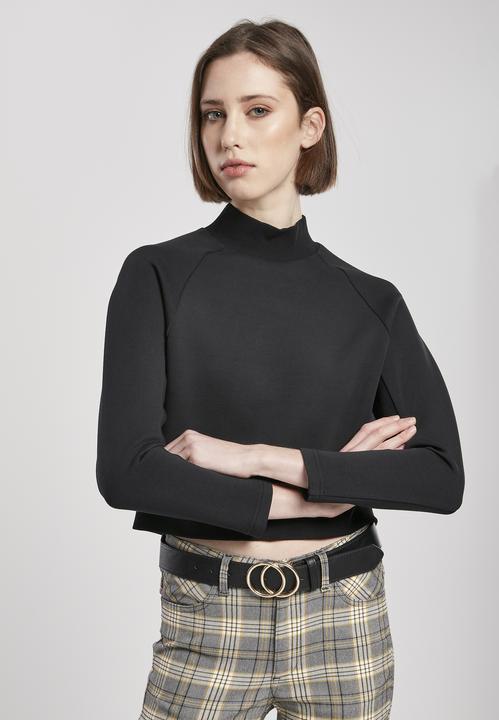 Produktbild Urban Classics Ladies Interlock Short Turtleneck Crew (XS)