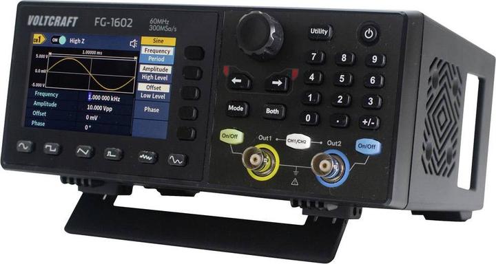 Produktbild Voltcraft FG-1602 Funktionsgenerator netzbetrieben 1 µHz - 60MHz 2-Kanal Arbiträr