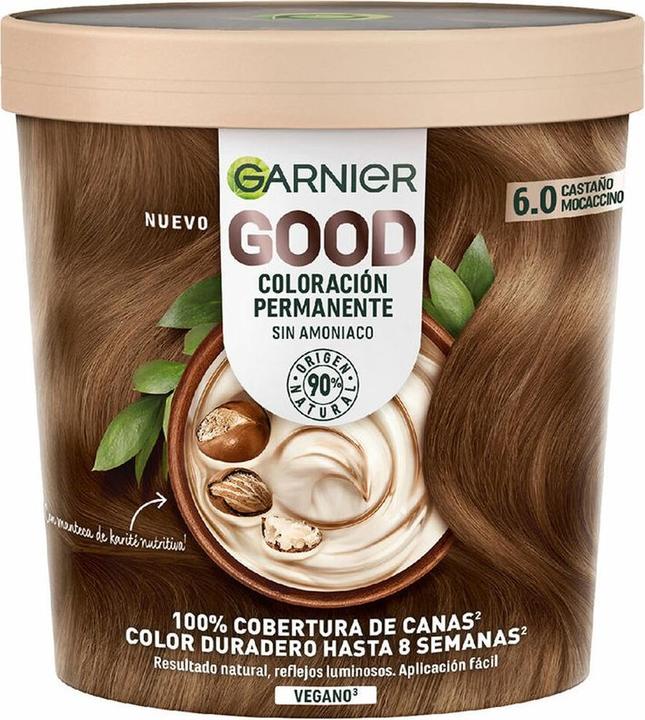 Produktbild Garnier Good Coloración Permanente 6,0 Castaño Mocaccino 1 U (Castaño Mocaccino 6.0)