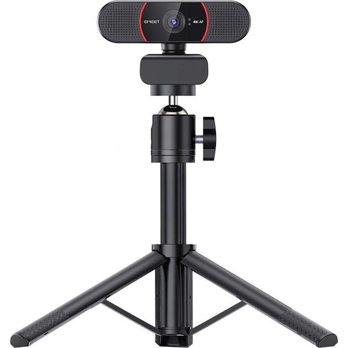 EMeet SmartCam C960 4K Webcam + Tripod, Webcam