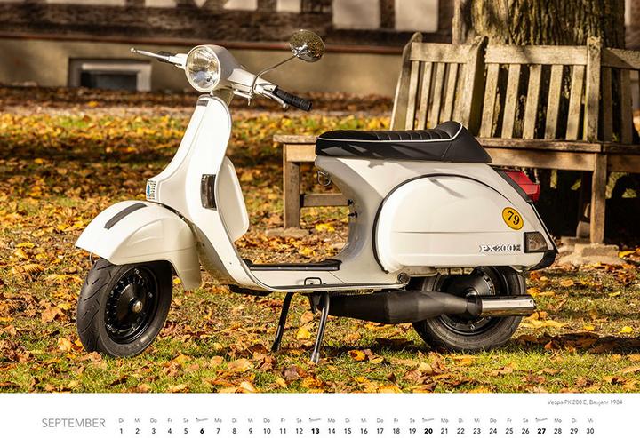 Produktbild Vespa Kalender 2026 (47.5 x 33 cm)