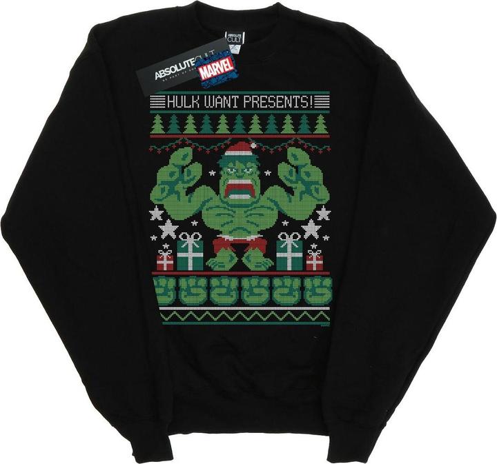 Immagine prodotto Hulk Want Presents Fair Isle Felpa Donna (XL)