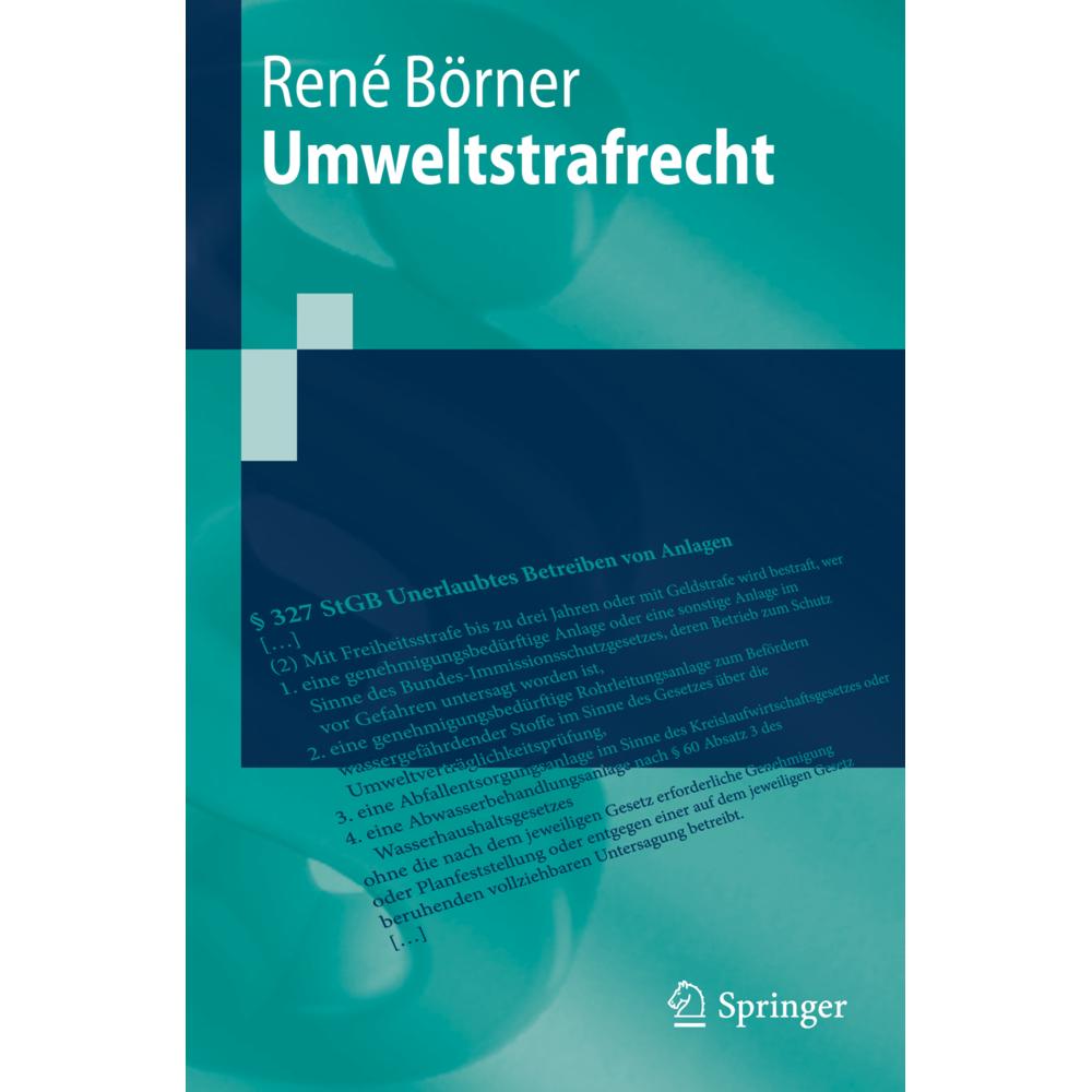 Umweltstrafrecht, Fachbücher von René Börner