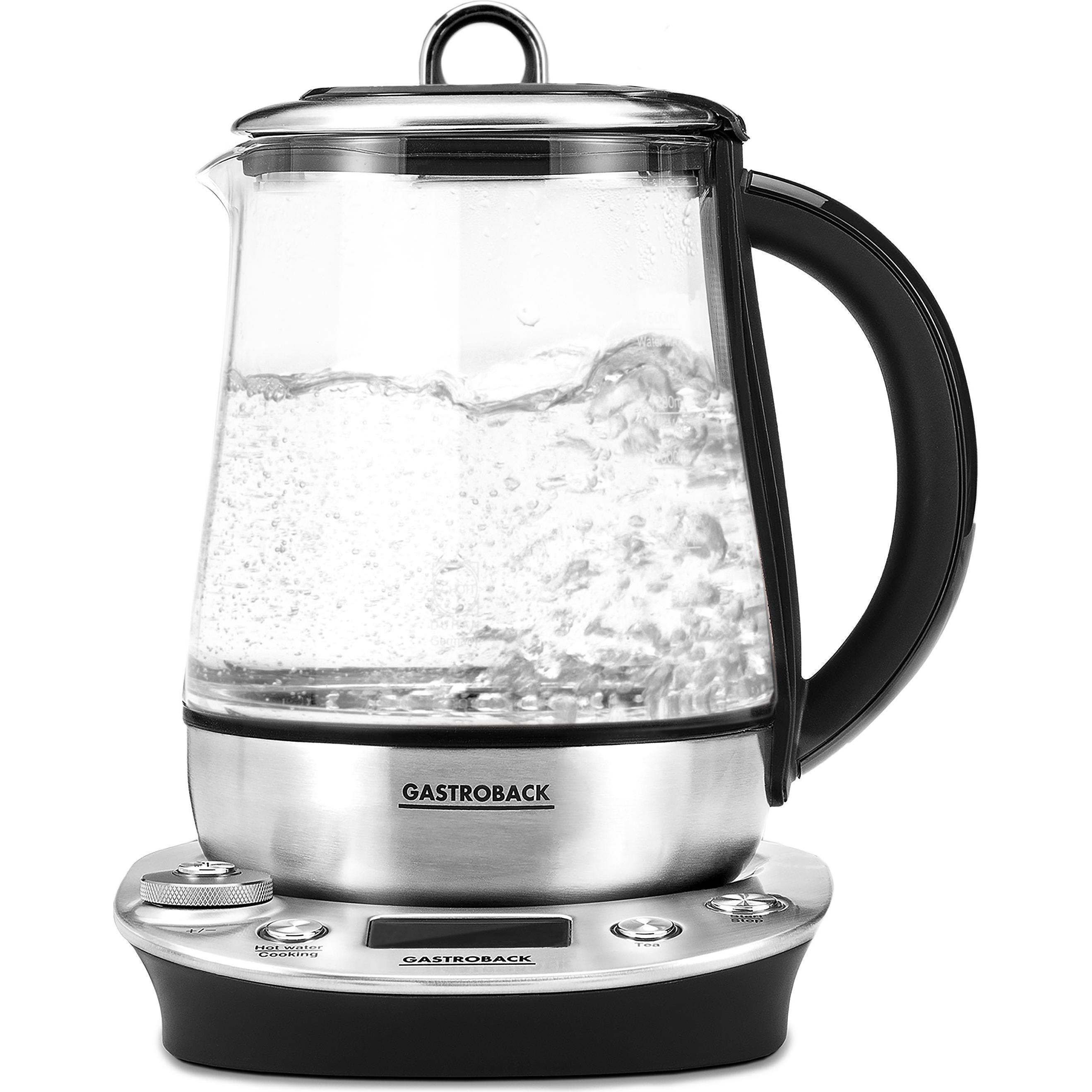 Gastroback Design Tea & More Advanced, Wasserkocher, Silber