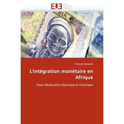 L'intégration monétaire en Afrique, Fachbücher