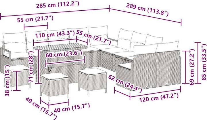 Produktbild vidaXL Arlo