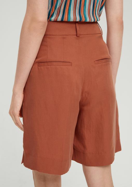 Produktbild s.Oliver Hose Regular: Bundfalten-Shorts (32)
