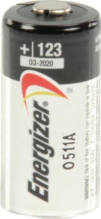 Actual product image Energizer 123 (1 pcs., CR123A, 1500 mAh)