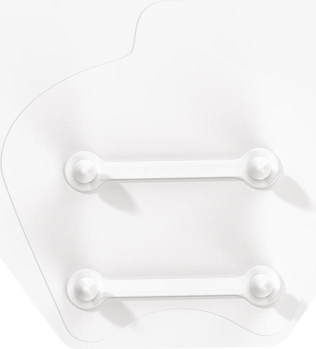 Actual product image Luxus Selbstklebende Sticker – 5er-Set – Transparent