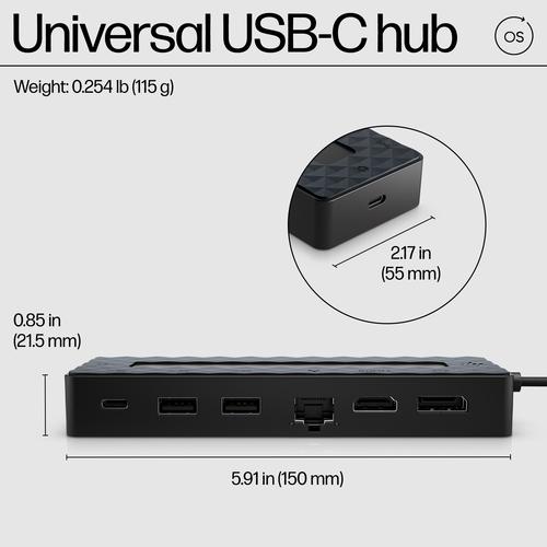 Produktbild HP 9H0H9AA (USB-C, 7 Ports)