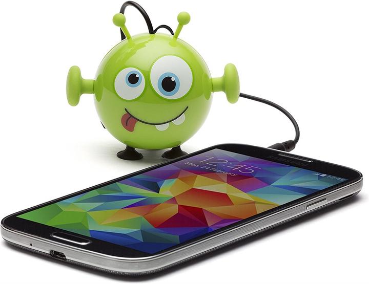 Actual product image KitSound Mini Buddy Speaker Alien (8 h, Rechargeable battery operated)