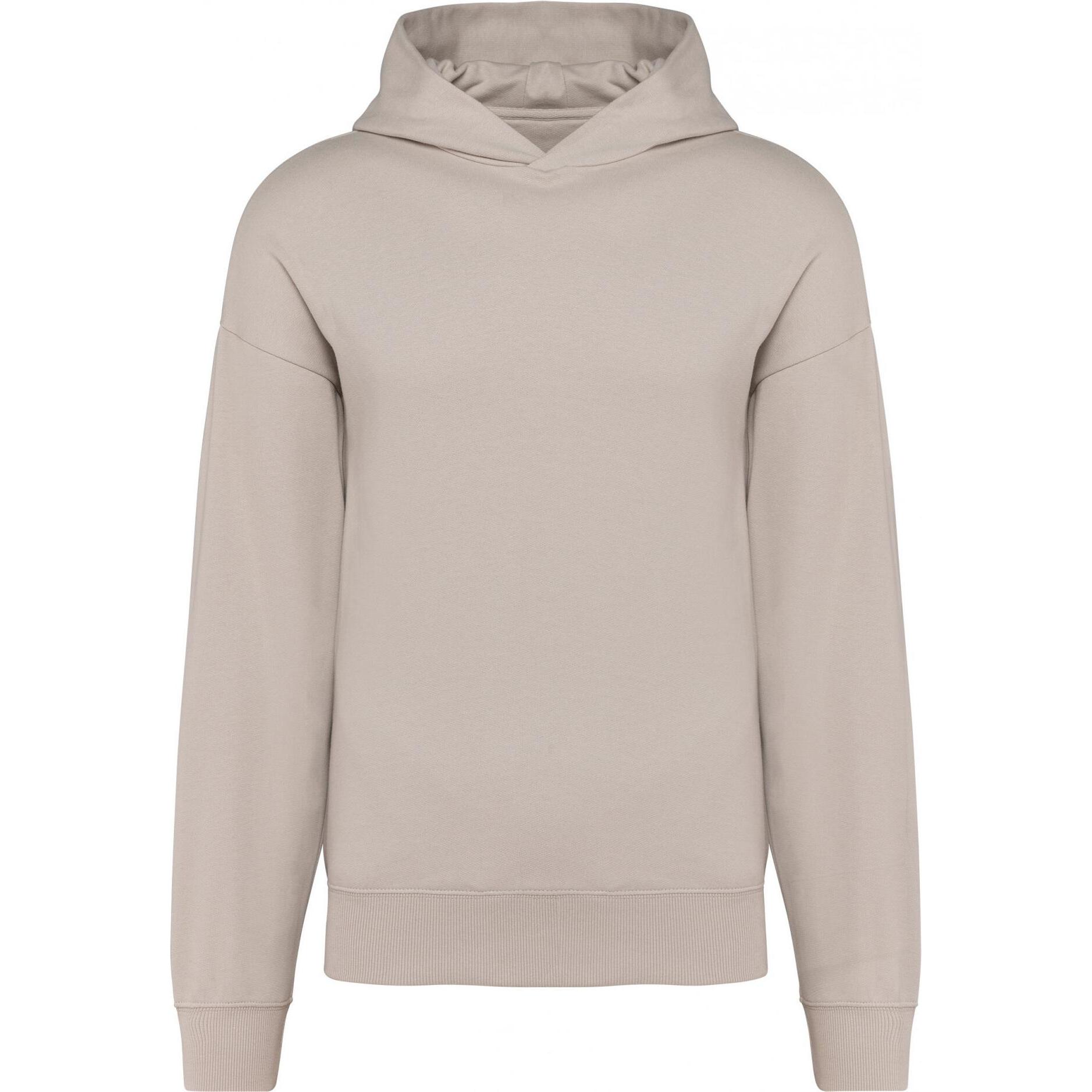 Kariban, Pullover, Oversize-Hoodie aus Molton, Braun, (S)