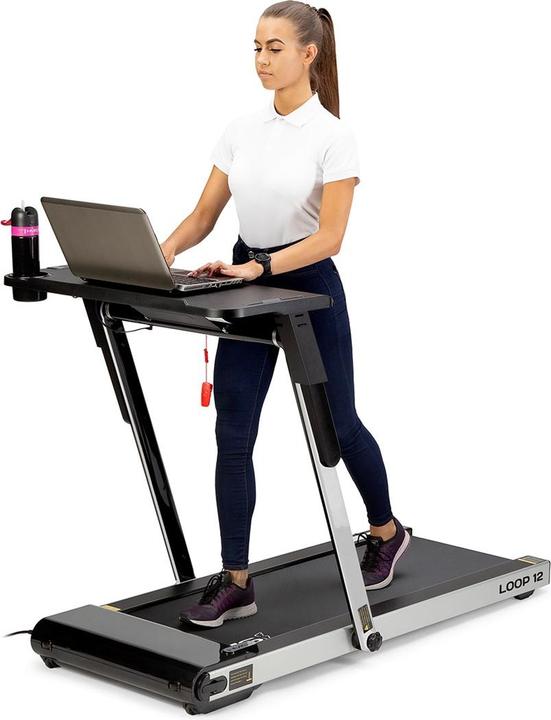 Produktbild HMS Loop12 (2 Stück) Multi Gray Elektrisches Laufband Mit Schreibtisch