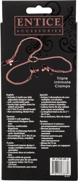 Produktbild CalExotics Entice Triple Intimate Clamps