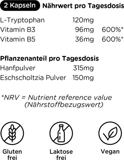 Produktbild Kanela Hanf & Schlafzauber Kapseln (100 Stk) (100 Stück, Kapseln)