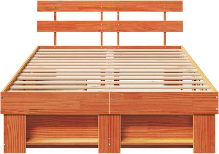 Actual product image vidaXL Holzbett (135 x 190 cm)
