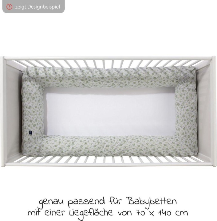 Produktbild Alvi Babynestchen & Bettschlangen Nestchen Carré Schlummer-Carré Jersey - Sternenhimmel