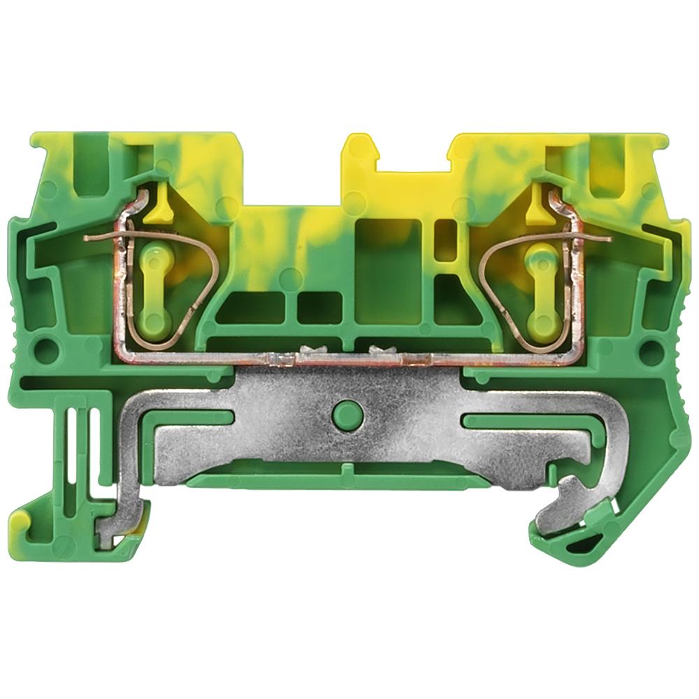 50x Siemens, Verteilerschrank Zubehör, Schutzleiter-Reihenklemme 4qmm gn/ge 8WH2000-0CG07