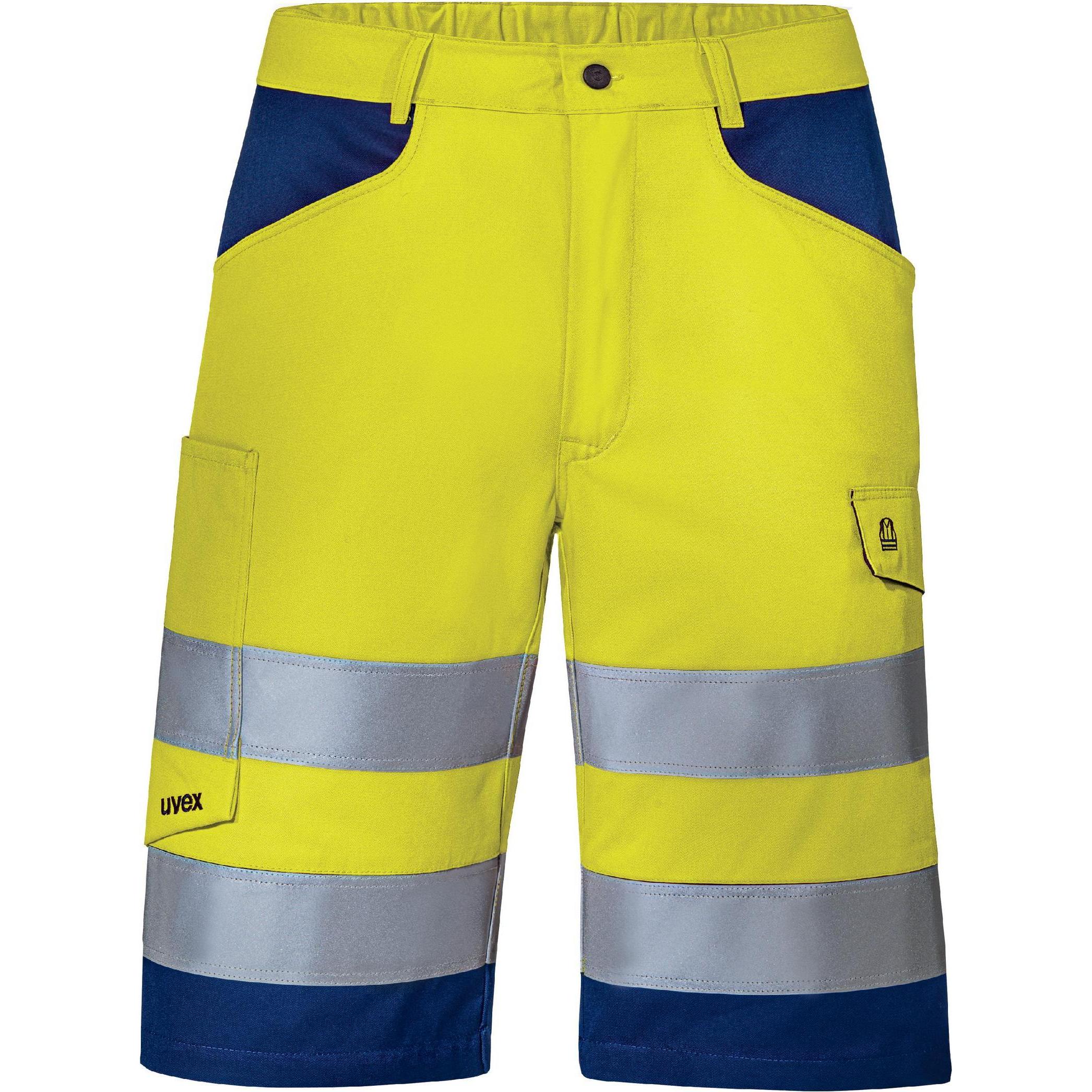 Uvex Safety, Pantaloni da lavoro, Bermuda uvex Construction yellow, warning yellow 46 (46)