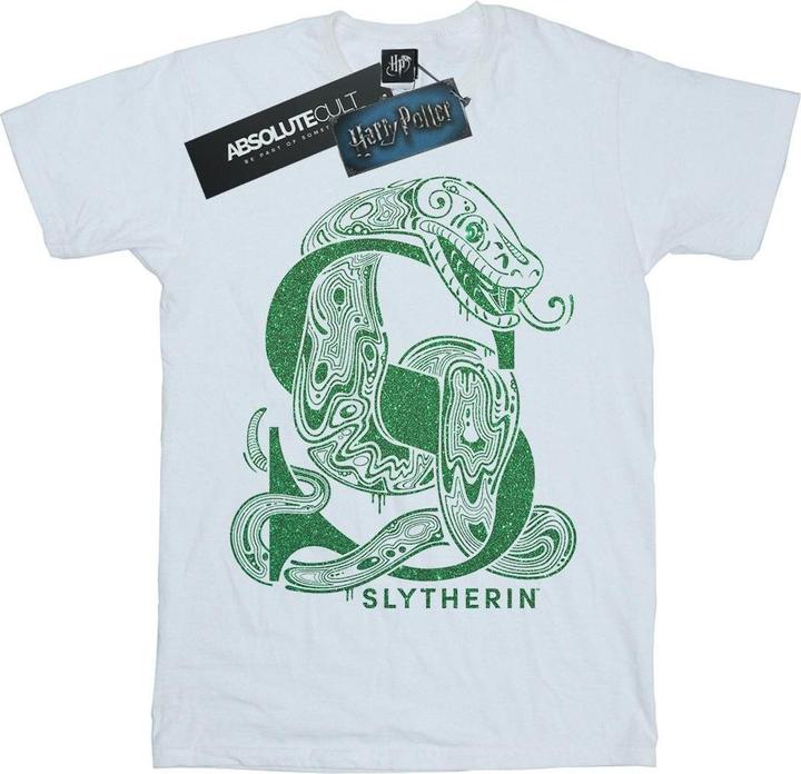 Slytherin Glitter TShirt Mädchen