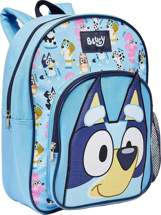 Actual product image Backpack with front pocket Bluey Blue