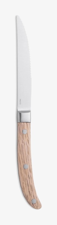 Produktbild WMF Steakmesser Set 6tlg Pizzamesser Ranch Spezialklingenstahl Eichenholz Holzbox (6 Stück, Messer)