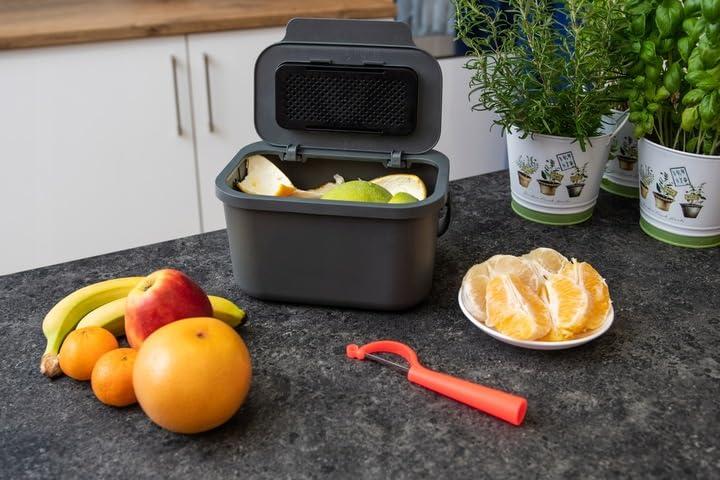 Immagine prodotto Go Practic 5-teiliges Küchen-Mülltrennsystem mit Komposter (4x25 l + 1x4,5 l) (104.50 l)