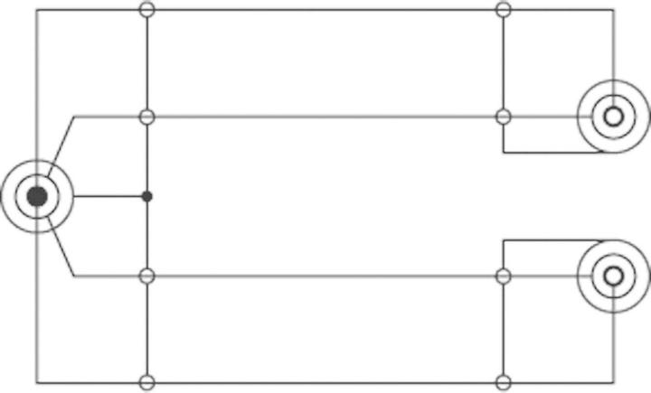Produktbild SpeaKa Professional Klinke Adapter Klinkenstecker 6.3 mm Klinkenbuchse 6.3 mm, Klinkenbuchse 6.3 mm (Audio Splitter)