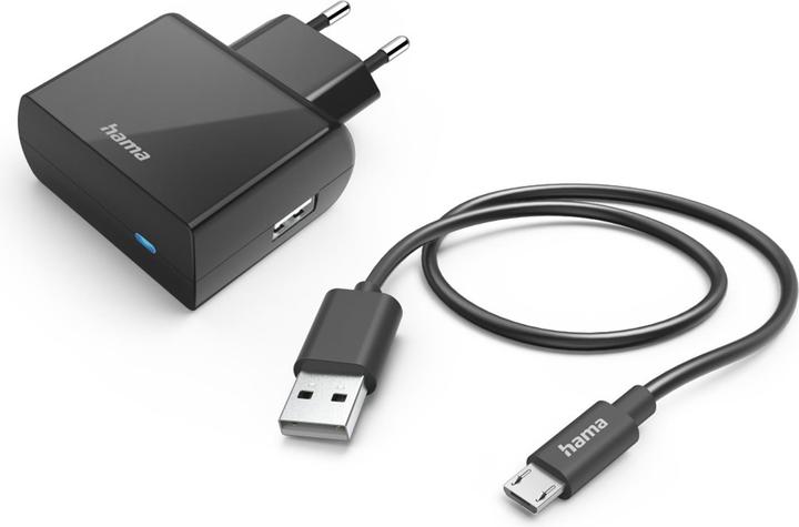 Immagine prodotto Hama Set di ricarica, Micro-USB, 12 Watt, Nero (12 W)