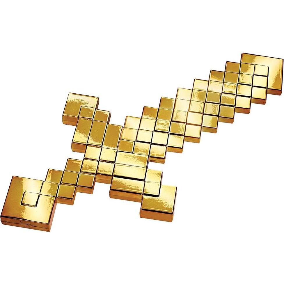 Jakks Pacific Disguise Minecraft Role Play Sword Anniversary Gold