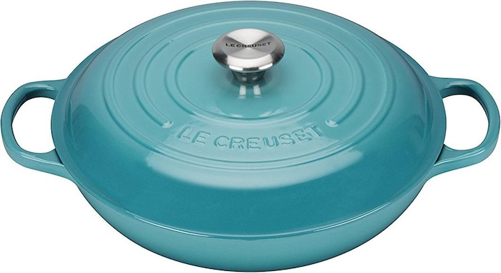 Le Creuset Signature (30 cm, Bräter + Schmortopf, Gusseisen)