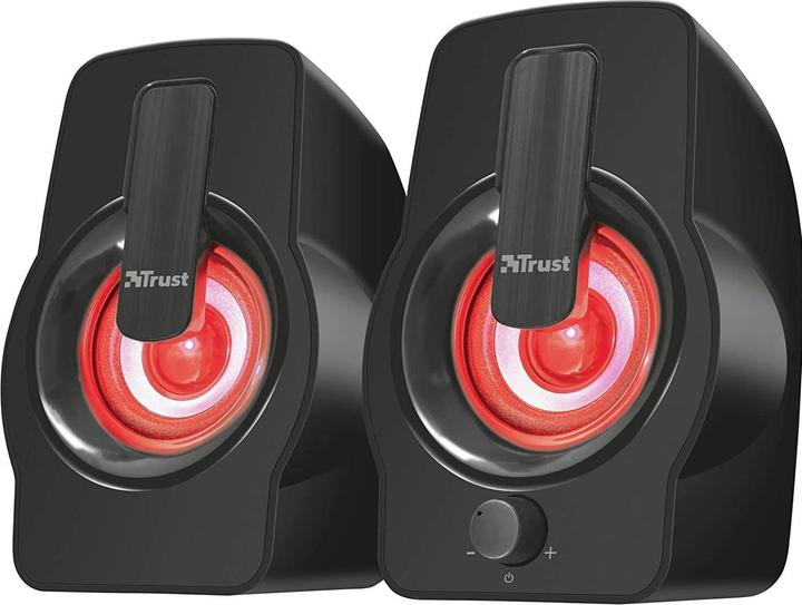 Actual product image Trust Speaker||Gemi RGB|PMPO 12 Watt|1xAudio-In|Black|22948