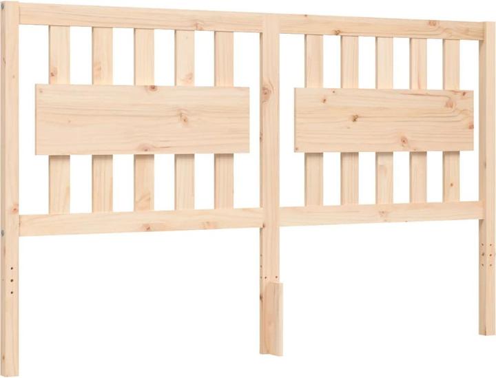 Immagine prodotto vidaXL Massivholzbett mit Kopfteil 160x200 cm (160 x 200 cm)