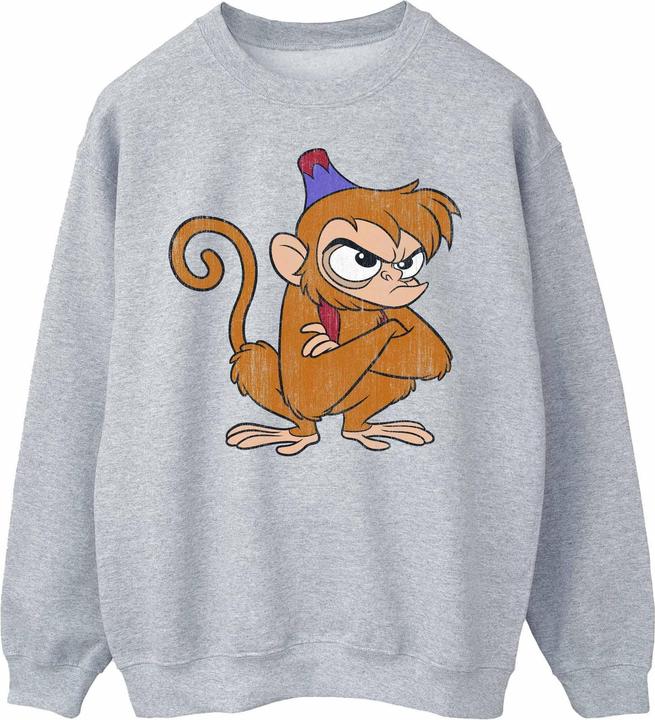 Actual product image Disney Womens/Ladies Aladdin Classic Angry Abu Sweatshirt (L)