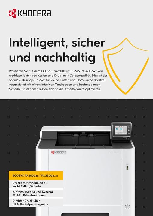 Produktbild Kyocera ECOSYS PA2600CWX/PLUS (Laser, Farbe)