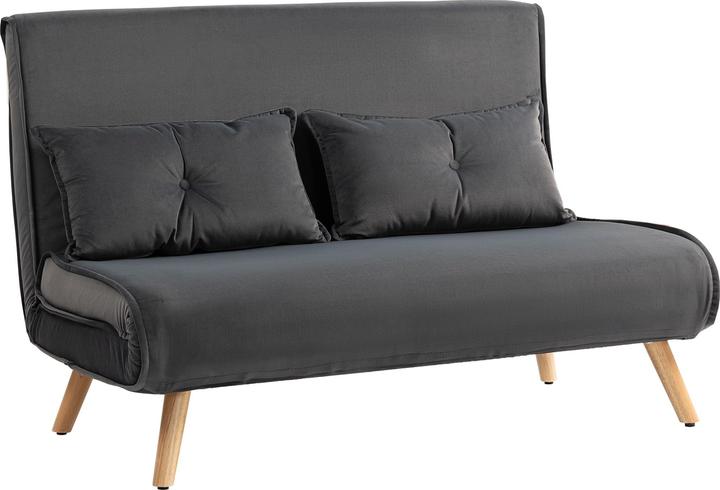 Produktbild Homcom Schlafsofa Polyester Dunkelgrau