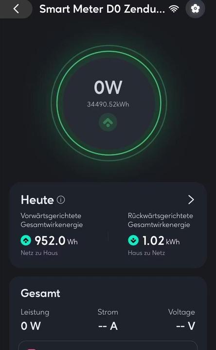 Produktbild Zendure Smart Meter D0 Messgerät für Energiemanagement PROMO