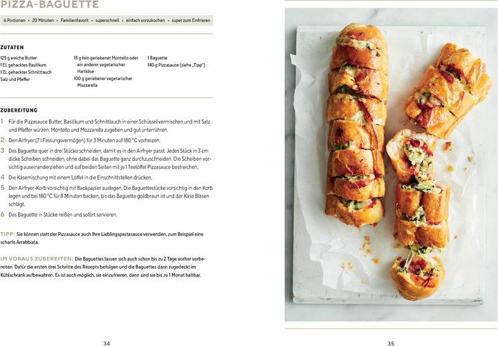 Produktbild Airfryer vegetarisch - Die besten Rezepte für die Heissluftfritteuse (Deutsch, Sophia Young, 2025)