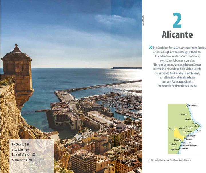 Actual product image Reiseführer Costa Blanca mit Valencia (German, Hans-Jürgen Fründt, Stephanie Schulz, 2025)